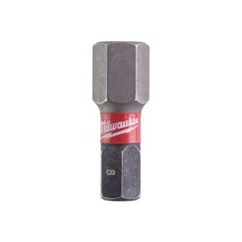 Milwaukee 8mm-es imbusz ütőfej, 25mm hosszúság - Bitfej