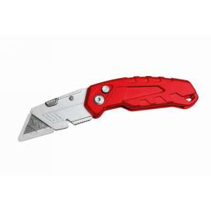 FESTA összecsukható trapézpengés kés, piros - Tapétavágó