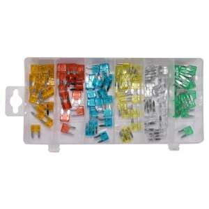 Set de siguranțe mini YATO 120 bucăți, culori asortate - Electronica auto