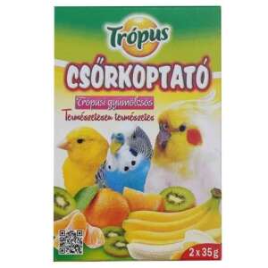Trópus csőrkoptató madaraknak, trópusi gyümölcsös ízben, 2 db-os, 35g/db - Csőr- & Karomkoptató