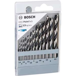 Zestaw wierteł Bosch HSS PointTeQ, 13 sztuk, 1,5-6,5 mm - Bosch Wiertło