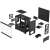 Fractal Design Pop Mini Air RGB Clear Tint Micro-ATX-GehĂ¤use, Tempered Glass - schwarz 78557306