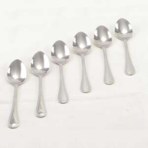 Set de 6 lingurițe de ceai din oțel inoxidabil, design Londra - Linguri