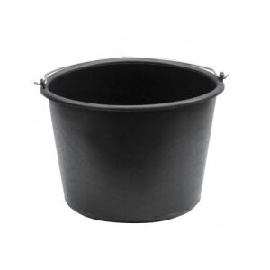 VOREL 16 literes habarcsvödör, fekete műanyag építőipari vödör - Vorel
