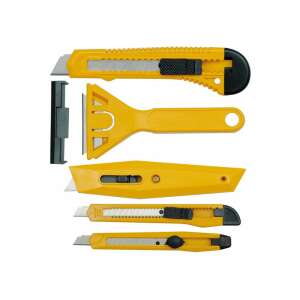 Abbrechklingenmesser (Tapetenmesser) Set 5-teilig, Universalmesser Set - Tapetenschneider