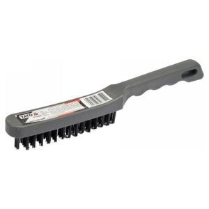 YATO 4 soros drótkefe műanyag nyéllel rozsda- és festékeltávolításhoz - Drótkefe