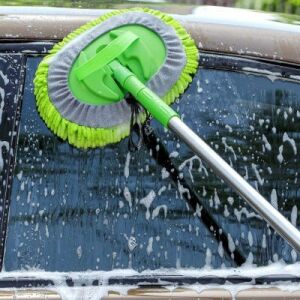 Car Wash Microfiber Cleaning Brush with Telescopic Adjustable Handle 143224356 - Car wash brush