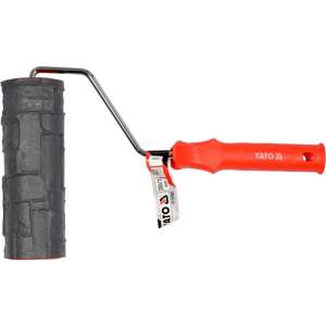 YATO patterned paint roller, 180 x 70 mm, for creating decorative wall textures - Yato