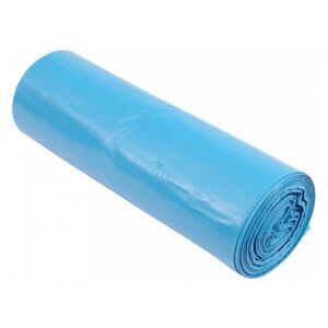 VOREL 120L Blaue Müllsäcke Rolle, 10 Stück - Müllsäcke