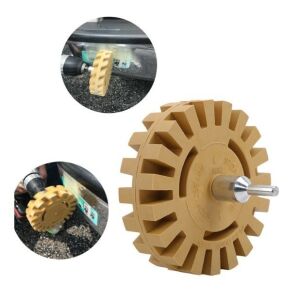 Car Sticker Remover Rubber Wheel 26mm, removing car stickers and decals - Car Care Tool
