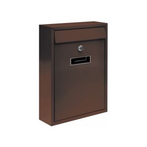 VOREL Barna Postaláda 360x260x80 mm - Biztonságos Kültéri Levélszekrény - Vorel