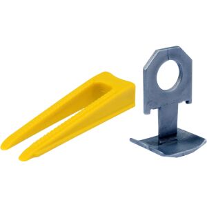 VOREL Burkolatszintező Készlet - 300 Talp + 100 Ék - 400 részes 133926103 - Vorel