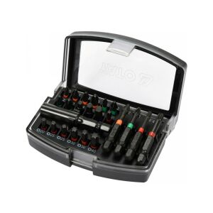 Set de biți YATO 23 piese cu carcasă, Capete de șurubelniță asortate - Capete bit
