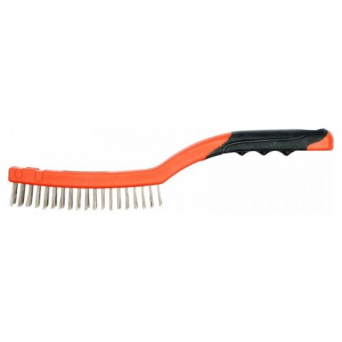 YATO 3 soros rozsdamentes acél drótkefe, 340mm