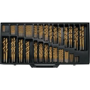 YATO 190-częściowy zestaw wierteł HSS-TiN w walizce, rozmiary 1-13 mm - Wiertło