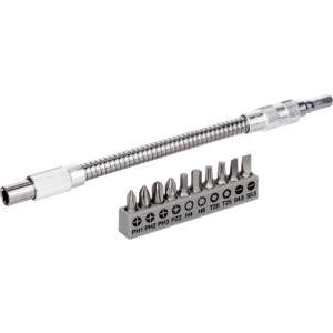 Prelungă elastică BOSCH pentru șurubelniță metalică + 10 capete 75272656 - Bosch