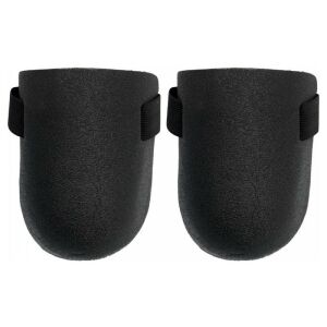 Schwarze PU Knieschoner für die Arbeit, bequemer und haltbarer Knieschutz - Schutzausrüstung