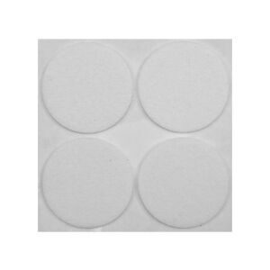 VOREL Öntapadós csúszásgátlós bútorláb alátét, kerek, fehér, 40 mm, 4 db-os csomag - Padlóvédő bútorláb alátét