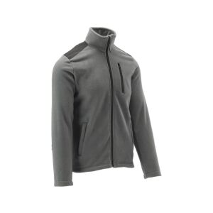 YATO graue Fleece-Arbeitsjacke schräge Ansicht - Arbeitsschutzkleidung