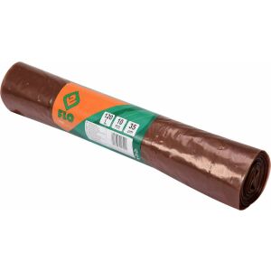 FLO 120L Zöldhulladékgyűjtő zsák tekercs, 10 db, perforált - FLO