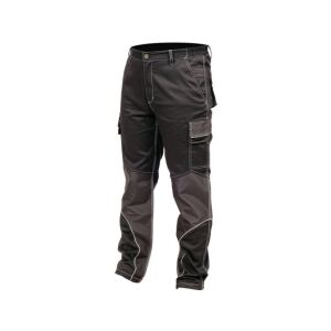 Pantaloni de lucru YATO Stretch mărimea L, pantaloni de lucru negri cu 9 buzunare - Pantaloni de lucru