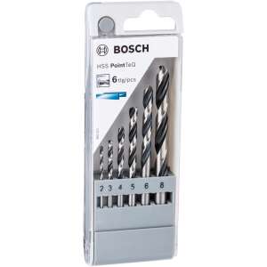 Set de burghie Bosch HSS PointTeQ, 6 bucăți, 2,0-8,0 mm - Bosch Burghie