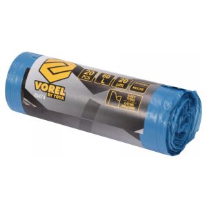 VOREL STRONG BEUTEL MIT ÖHREN FÜR ABFALL 60l 20 µm /20 Stück 09474 131691757 - Müllsäcke