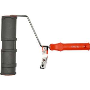 YATO patterned paint roller 230 x 70 mm, for decorative plastering, creates brick-like texture - Paint Roller