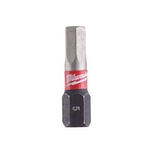 Milwaukee Shockwave Impact Duty Hex 5 25mm Bit - Bit head