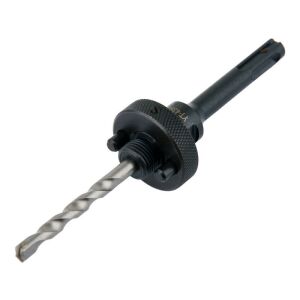 Ukośny widok wiertła prowadzącego YATO 8mm SDS-Plus do otwornicy - Piła tarczowa i otwornica