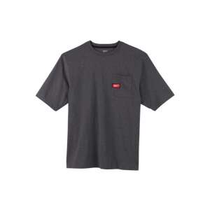 Milwaukee gray short sleeve work t-shirt with pocket - Work Safety