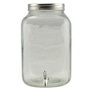 Dispenser de băuturi din sticlă de 8 litri cu robinet și capac, perfect pentru petreceri, picnicuri și ocazii speciale - Perfect Home