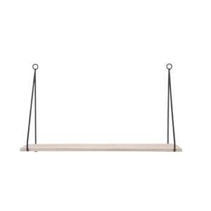 Modern Fali Polc - Fa - Fém Tartó