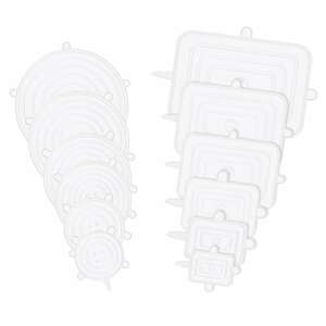 Silikon-Deckelset, universelle Deckel 12 Stück 102259408 - Koch- & Backgeschirr