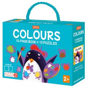 Sassi serie educativă – puzzle și carte de engleză 75310940 - Jocuri si jucarii educative