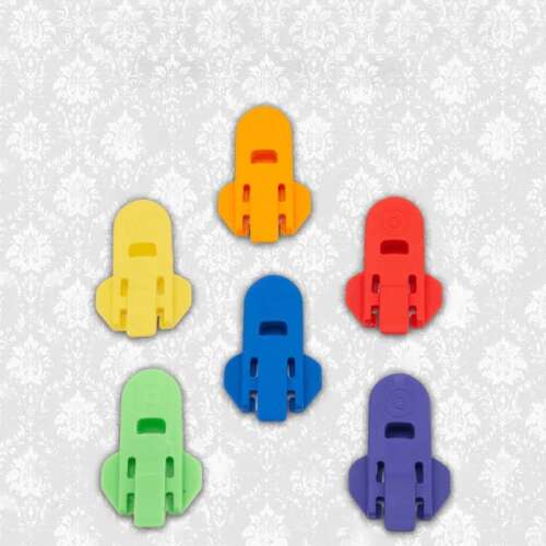 6 db színes italnyitó szett, könnyen használható és mosogatógépben mosható