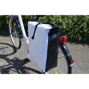Schwarz-weiß Colorblock Fahrradtasche 75313541 - Fahrradtaschen