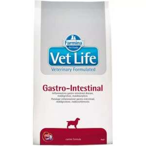 Vet Life Gastro-Intestinal Kutyaeledel, 12kg-os zsák, Állatorvosi Formula, emésztési problémákkal küzdő kutyáknak - Állattartás