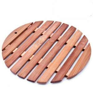 Suport de vase rotund din lemn Perfect Home, 18 cm - Perfect Home