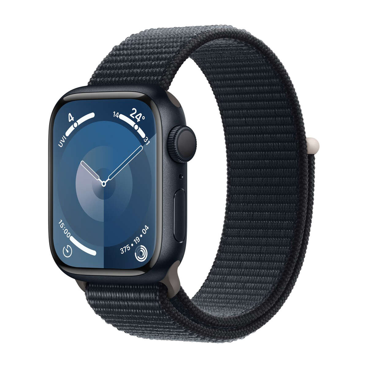 Apple watch series 9 41mm sport loop - éjfekete-éjfekete