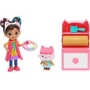 Gabby's Dollhouse Művész Stúdió Játékkészlet Gabby és Baby Box Cat figurákkal - Spin Master