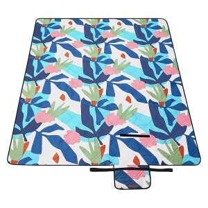 XXL šarena deka za piknik s uzorkom lišća u boji, 300 x 200 cm | SONGMICS 98038175 - SONGMICS