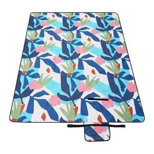 Deka za piknik s uzorkom lišća u boji, 200 x 150 cm | SONGMICS 139948625 - SONGMICS