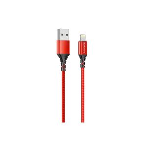 Borofone BX54 Piros Lightning Kábel, USB-A - Lightning, 1m - Borofone