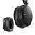 JVC HA-S91N black wireless headphones with noise cancellation, close-up of controls