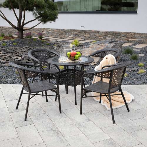 Комплект градински мебели Geton K72_80 #кафяво 32434922