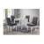Bjork New K75_115 Set de sufragerie #white-grey 32435649}
