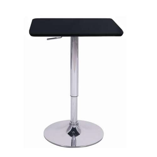 Nastaviteľný barový stôl Florian K110_57 #black-silver 32436233