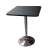 Nastaviteľný barový stôl Florian K110_57 #black-silver 32436233}