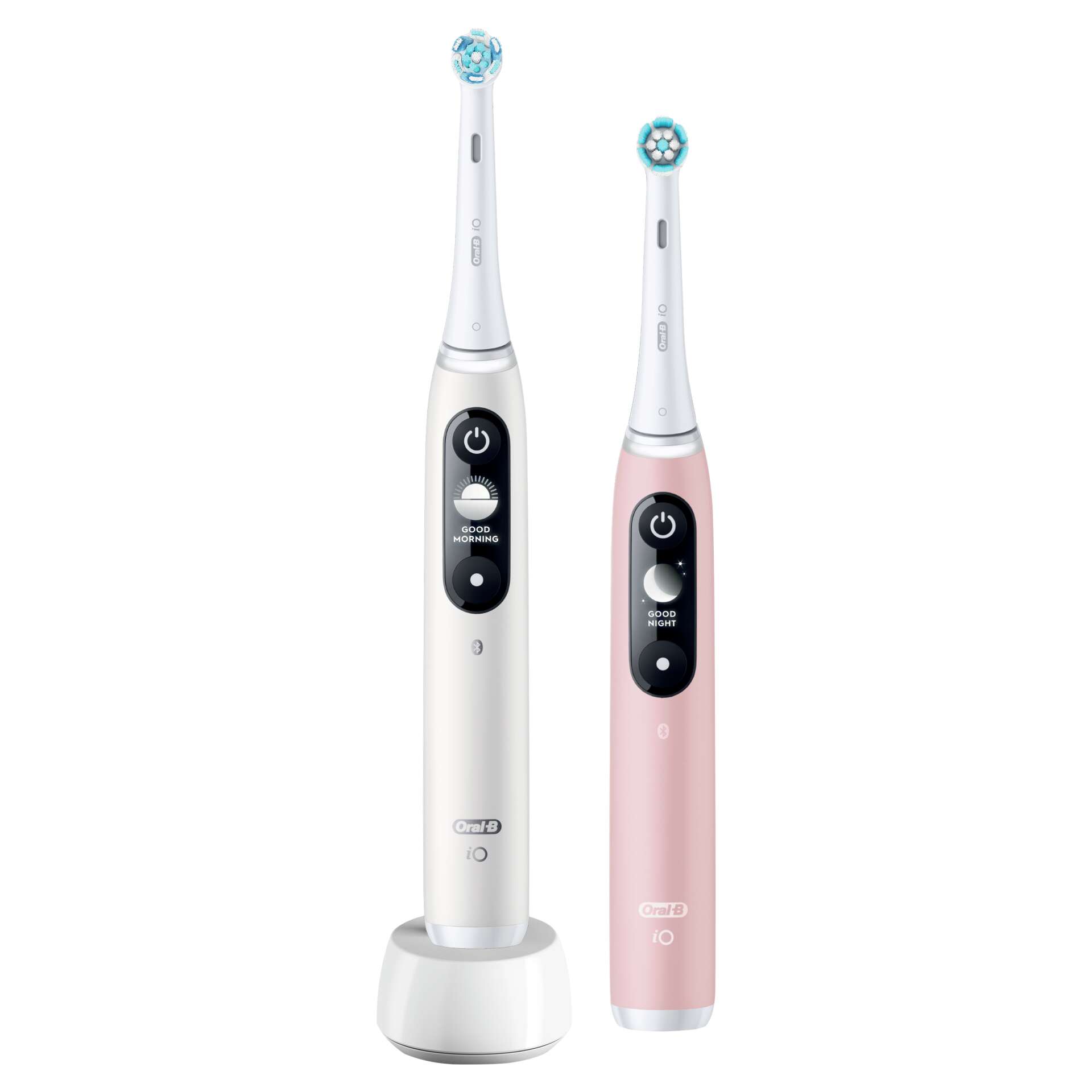 Oral-B iO6 Series 6 Elektromos fogkefe Duo szett, fehér-rózsaszín
